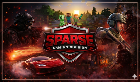 Sparse Gaming Division Discord Server Banner