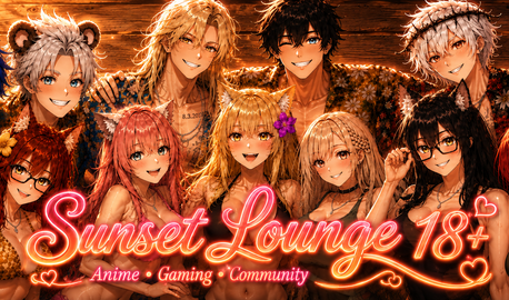 𝓢𝓾𝓷𝓼𝓮𝓽 𝓛𝓸𝓾𝓷𝓰𝓮 18+ Discord Server Banner