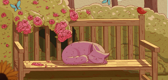 Purrple Cat - Bloom