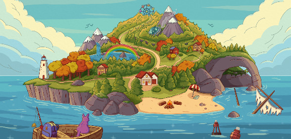 Purrple Cat - Adventure Island