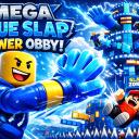 Mega Blue Slap Tower Obby! Discord Server Banner