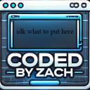 Coded by Zach Official Server Discord Server Banner