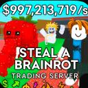 Steal a brainrot trading server Discord Server Banner