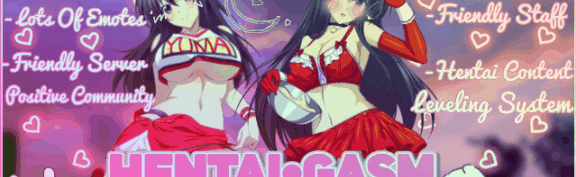 Hentaigasm 18+ Discord Server Banner