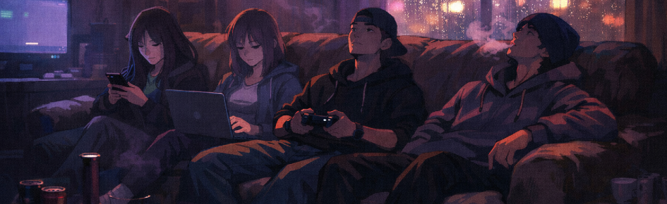 Late Night Internet Couch 18+ Discord Server Banner