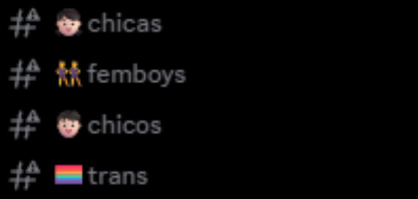 Canales propios para subir vuestros nudes.