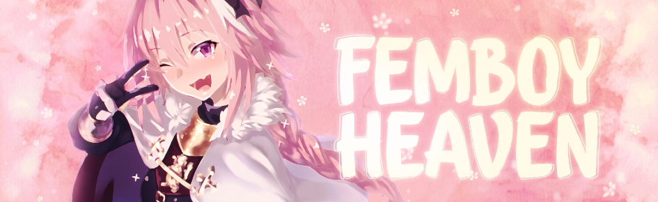 Femboy Heaven /fem Discord Server Banner