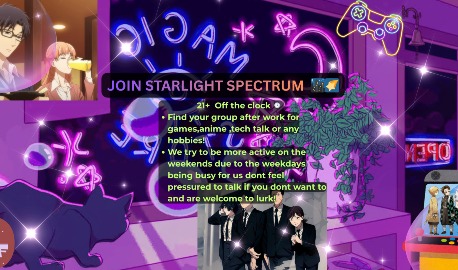 Starlight Spectrum  🌃🌠✧21+ Small Banner