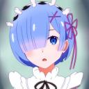 Blue hair Anime Club Discord Server Banner