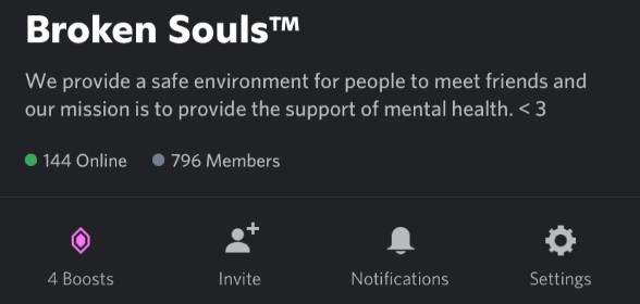Broken Souls™ just hit 800 Members!