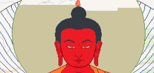 Amitabha sacred image is manifesting in Wplace!