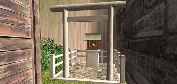 ようやく祠(hokora)の一角が完成しました。