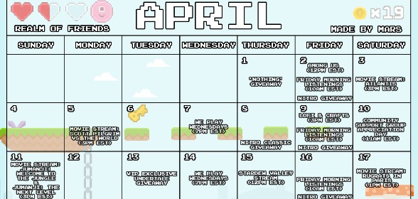 8 Bit April events!