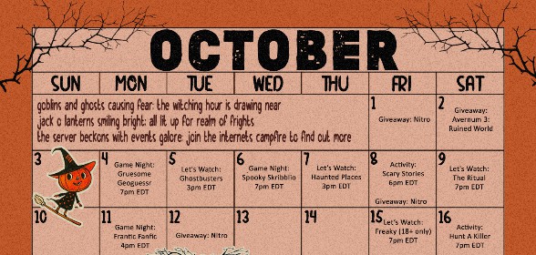 Who shut off the lights? It's Realm of Frights!