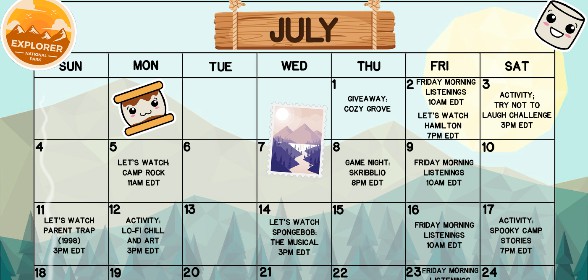 Rise and shine, campers!