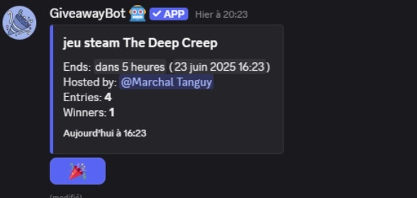 Giveaway en cours !🎁✨