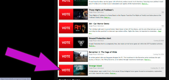 Strange Island in Indie of the Year 2025