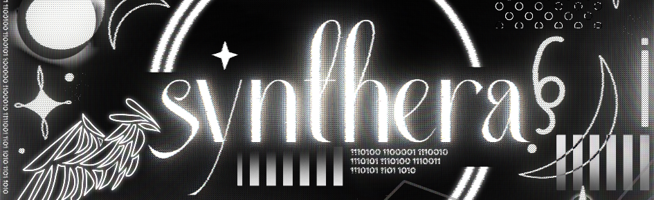 ﹙18+﹚　﹫SYNTHERA　   𓂃⭑ Discord Server Banner